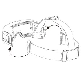 IWELD SCUBADOO LCD automata hegesztő maszk rögzítő pánt