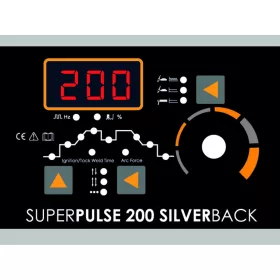 IWELD GORILLA SUPERPULSE 200 SILVERBACK hegesztő inverter