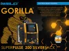 IWELD GORILLA SUPERPULSE 200 SILVERBACK hegesztő inverter