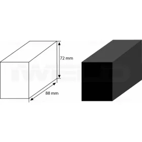 POLICLEAN tisztítófej (nyers forma,88x72x52mm)