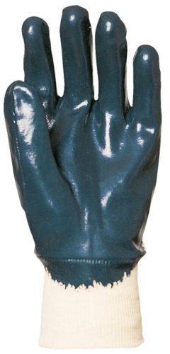 EUROTRIL KÉZHÁTIG DUPLÁN MÁRTOTT KÉK NITRIL KESZTYŰ, ACT_10