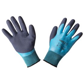   Munkakesztyű latex bevonatú poliészter (2 rétegű), 3141x, 8", min. rendelés: 10pár