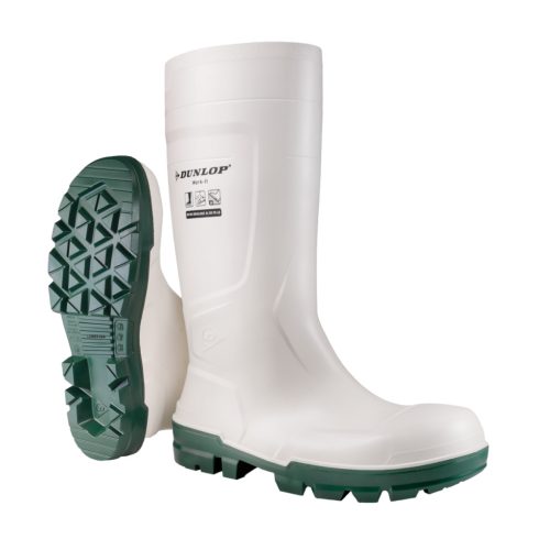 DUNLOP WORKIT SAFETY S4 FEHÉR PVC CSIZMA_38