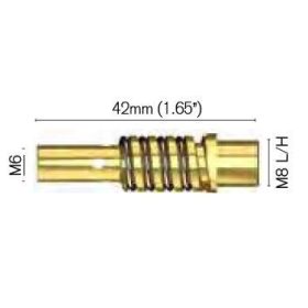   180A-os hegesztőpisztolyhoz közdarab M6 180A, balos menet (5db/cs)