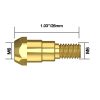 Közdarab M6 250A (5db/cs)