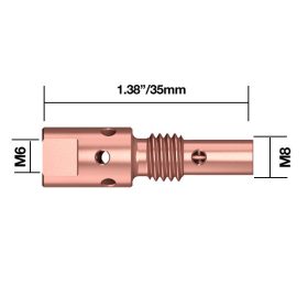 Közdarab M6 230A (5db/cs)
