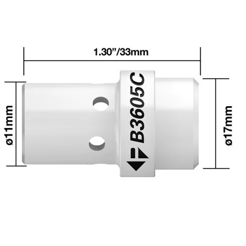 Műanyag gázdiffúzor 340A (5db/cs)