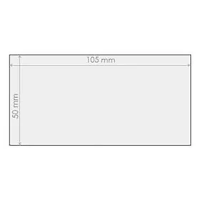 Védőüveg 50x100mm