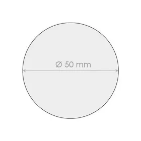 Védőüveg kerek átm. 50mm