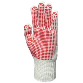 KÖTÖTT, PIROS PÖTTYÖS, VASTAG POLIAMID/PAMUT KESZTYŰ_09