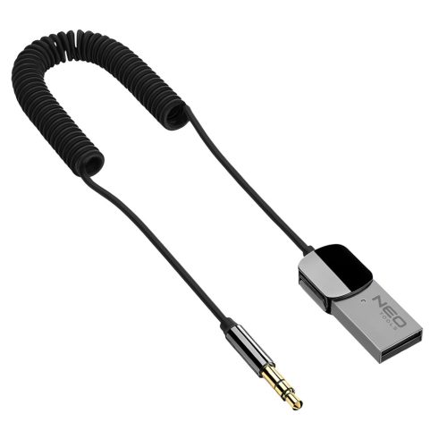 Autós USB-Aux átalakító kábel, 1m hosszúság, 5m hatótáv
