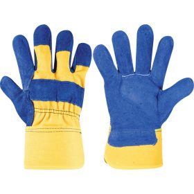 Halo - SS KIVÁLÓ MINŐSÉGŰ MUNKAKESZTYŰ KÉK/ARANY