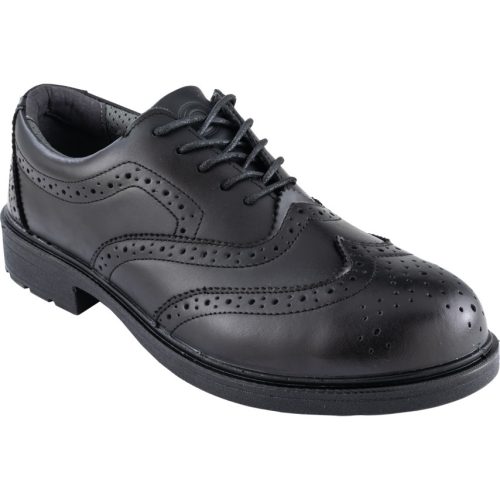 Halo - BIZTONSÁGI BROGUE CIPŐ FEKETE S3 SRC TALP SZ 7