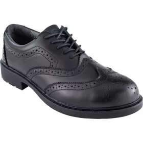 Halo - BIZTONSÁGI BROGUE CIPŐ FEKETE S3 SRC TALP SZ 10