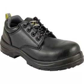   Halo - NÉGY FŰZŐLYUKÚ FÉMMENTES CIPŐ FEKETE S3SRC TALP SZ 12