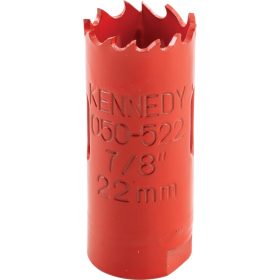   Kennedy - 22MM (7/8") VÁLTOTT FOGOSZTÁSÚ BIMETÁL LYUKFŰRÉSZ