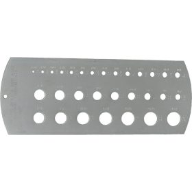   Kennedy - 1/16"-1/2" IMPERIAL DRILL & DRILL ROD GAUGE