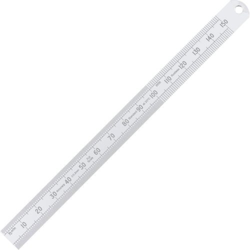 Kennedy - 150MM/6" FLEXIBILIS ROZSDAMENTES VONALZÓ LEKEREKÍTETT VÉGGEL