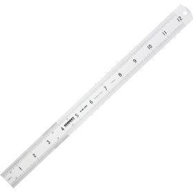   Kennedy - 300MM/12" MEREV ROZSDAMENTES VONALZÓ LEKEREKÍTETT VÉGGEL