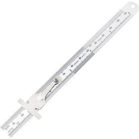 Kennedy - 150MM/6" ACÉLVONALZÓ ZSEBAKASZTÓVAL