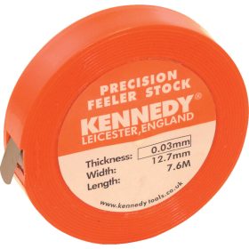 Kennedy - 0.03MM X 12.7MM HÉZAGOLÓ LEMEZ 7.6 M