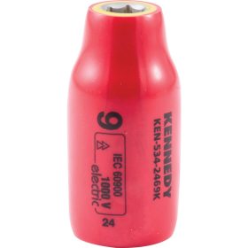 Kennedy Pro - 9MM SZIGETELT HATSZÖGKULCS1/2" - 1000 V