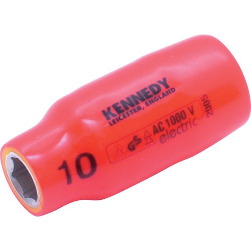10mm szigetelt hatszögű dugókulcs 1/2" meghajtóval