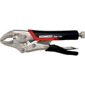   Kennedy - 175mm/7" CURVED JAW BI-MATERIALHANDLE GRIP WRENCH
