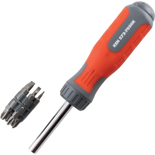 Kennedy Pro - 1/4" RACSNIS HATSZÖG CSAVARHÚZÓ BIT BEHAJTÓ 10 DB BITTEL