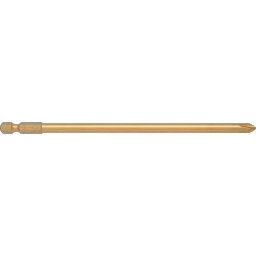 no.2x150mm kereszthornyos titán csavarhúzó bit 1/4" hatszög illesztéssel
