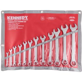   Kennedy - 1/4-1"AF IPARI CSILLAG-VILLÁSKULCS KÉSZLET 12 DB-OS