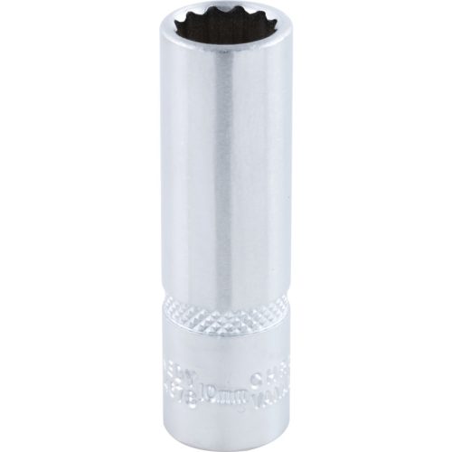 10mm hosszú dugókulcs 1/4" meghajtóval