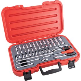   Kennedy - METRIKUS DUGÓKULCS KÉSZLET 1/4" MEGHAJTÓVAL 46 DB-OS