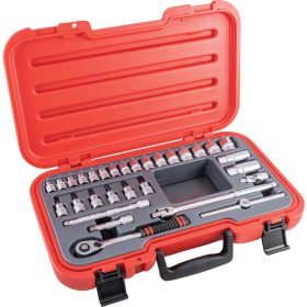   Kennedy - METRIKUS DUGÓKULCS KÉSZLET 3/8" MEGHAJTÓVAL 30 DB-OS