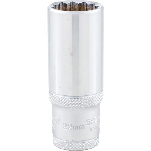 22mm hosszú dugókulcs 1/2" meghajtóval