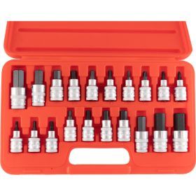   Kennedy - FELTŰZHETŐ CSAVARBEHAJTÓ KÉSZLET 1/2" MEGHAJTÓVAL 20 DB-OS