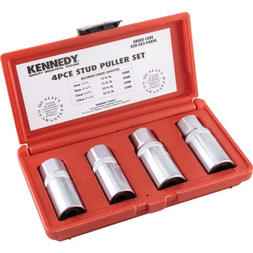 Kennedy - TŐCSAVAR KIHAJTÓ KÉSZLET 6-12MM (4 DB-OS)