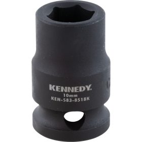 Kennedy - 10MM ERŐSÍTETT DUGÓKULCS 3/8" MEGHAJTÓVAL