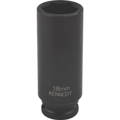 18mm hosszú erősített dugókulcs 3/8" meghajtóval