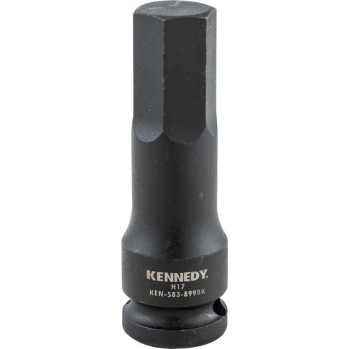 17mm hatszögű feltűzhető erősített csavarbehajtó 1/2" meghajtóval.