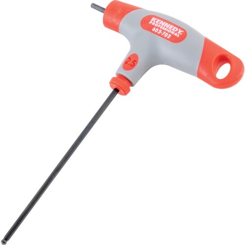 2.5mm t-nyelű gömbvégű hatszögkulcs