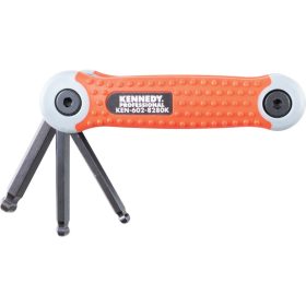   Kennedy - 1.5-8MM PRO-TORQ METRIKUS GÖMBVÉGŰ HATSZÖGKULCS KÉSZLET, ZSEBKÉS TÍPUSÚ (8 DB-OS)