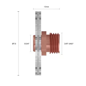 Nagy gázlencse 1.6mm AWI pisztolyokhoz SR 9/17/18/20/26