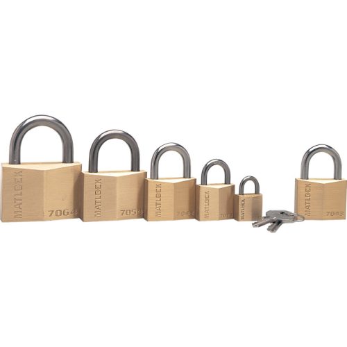 Matlock - 20X10.3MM SÁRGARÉZ LAKAT EDZETT ACÉL KENGYELLEL