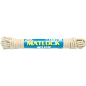 Matlock - NO.4 6MM 8 SZÁLAS JUTA KÖTÉL 10 M-ES GOMBOLYAG