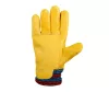 Kecskebőr kesztyű hideg-fagyos körülményekhez sárga 10-es