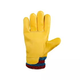   Kecskebőr kesztyű hideg-fagyos körülményekhez sárga 10-es
