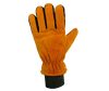 Panther Thermo, vágásálló hasított bőr kesztyű fekete/narancs 10-es
