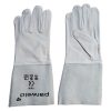 Parweld AWI kesztyű, bélelt, szürke/fehér, bárány-marhabőr (10 db/cs)