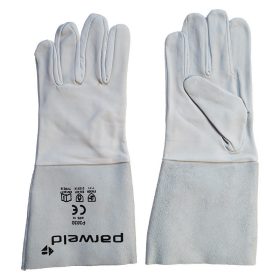   Parweld AWI kesztyű, bélelt, szürke/fehér, bárány-marhabőr (10 db/cs)